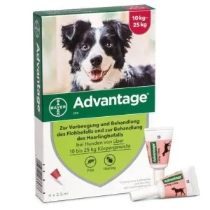 ADVANTAGE 250 for dogs 10-25 kg cats, pet rabbits imidacloprid