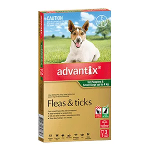ADVANTIX for Small Dogs 0-4kg