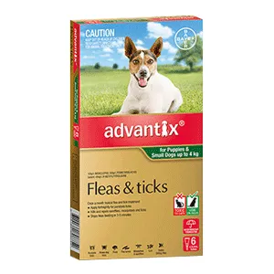 ADVANTIX for Small Dogs 0-4kg