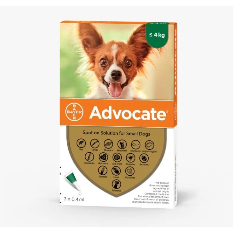 Advocate for Small Dogs up to 4kg
