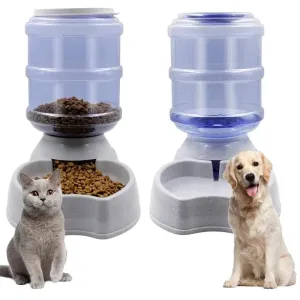 Automatic Dog Cat Food Feeder Water Dispenser