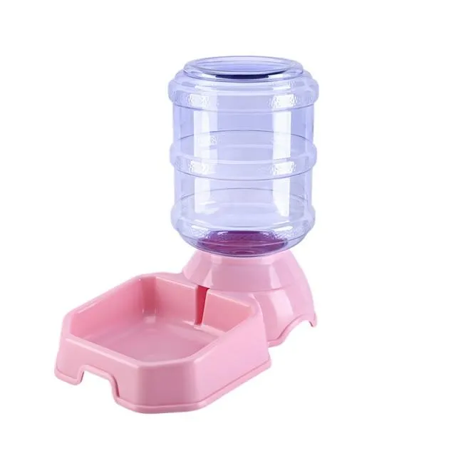Automatic Dog Cat Food Feeder Water Dispenser