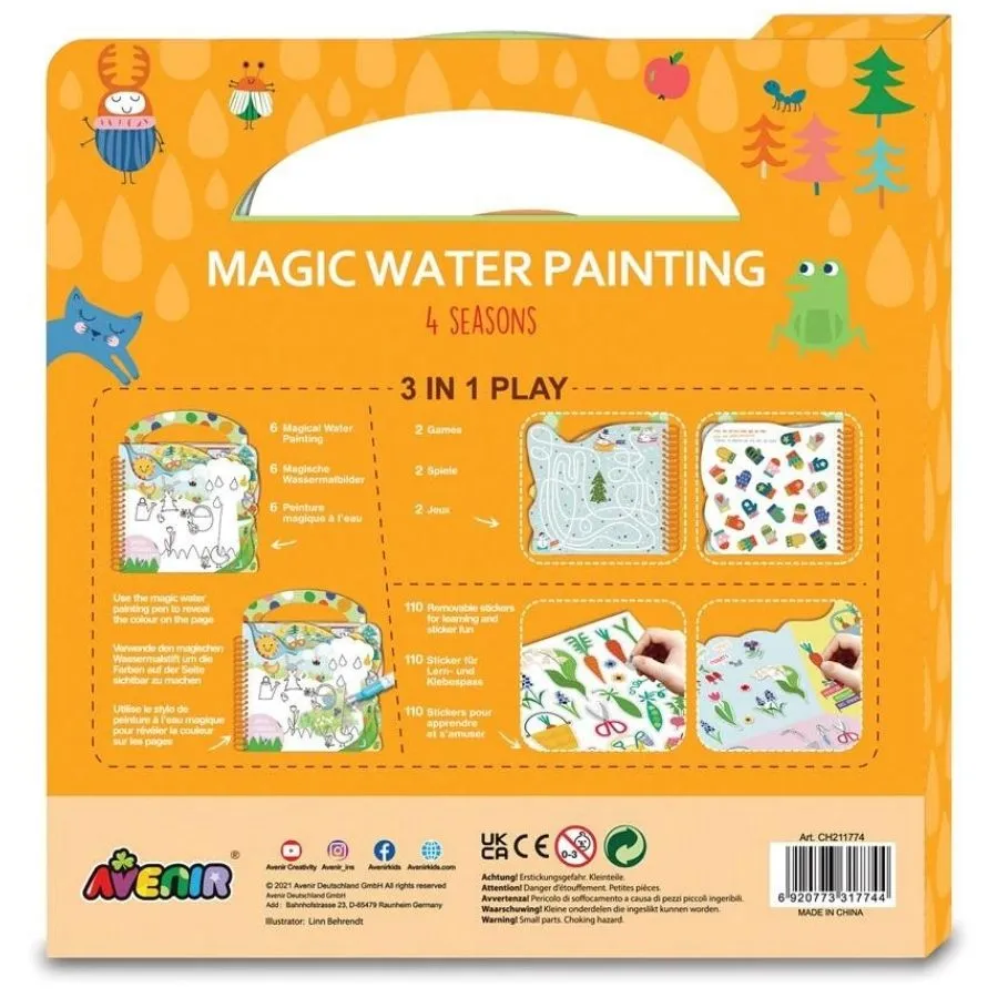 Avenir - Magic Water Painting:  4 Seasons