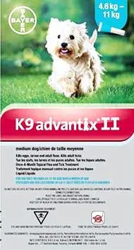 Bayer K9 Advantix II medium dog