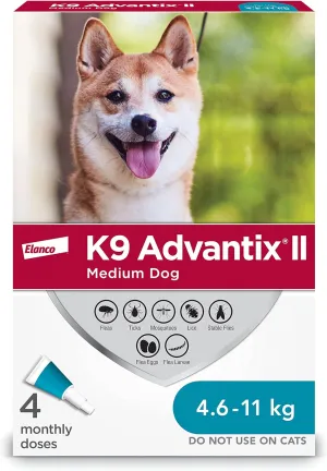 Bayer K9 Advantix II medium dog