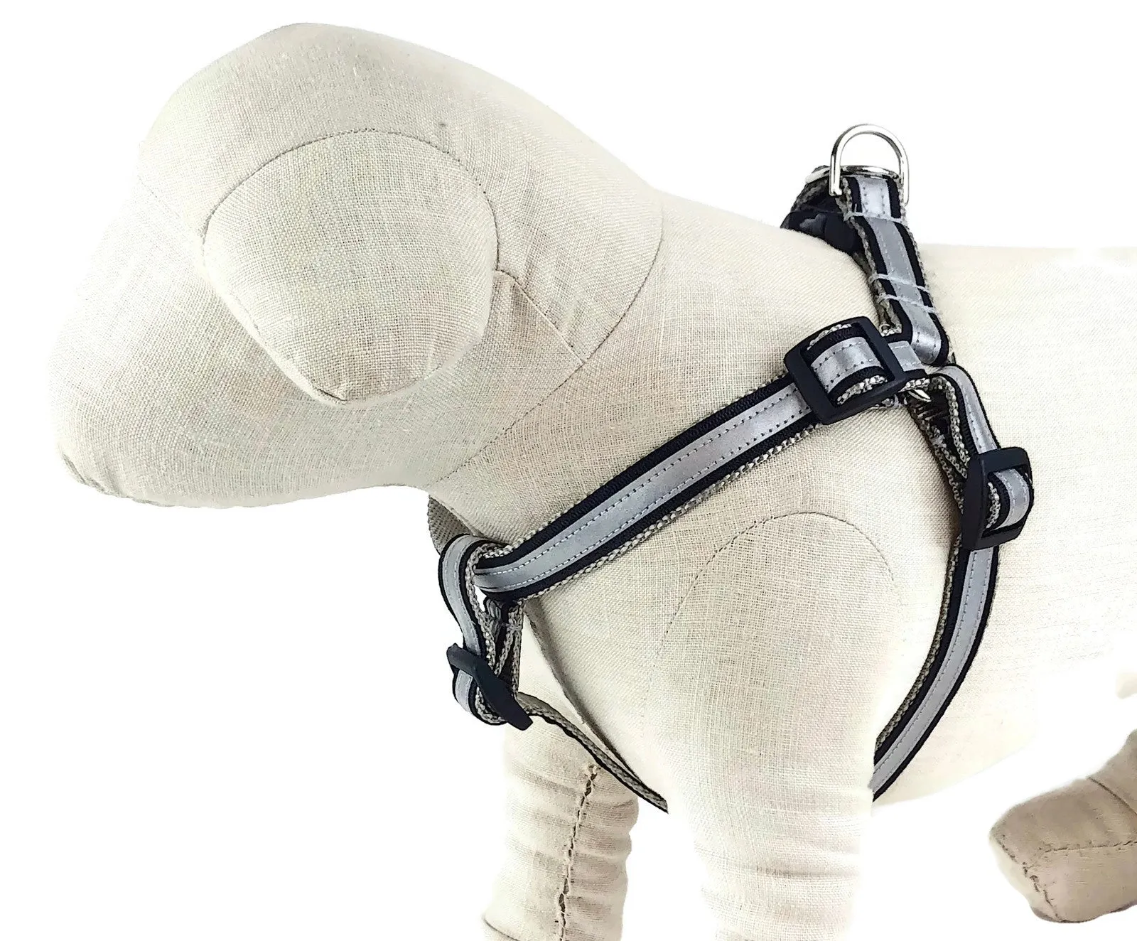 Black Reflective - 3M - Dog Harness - 417
