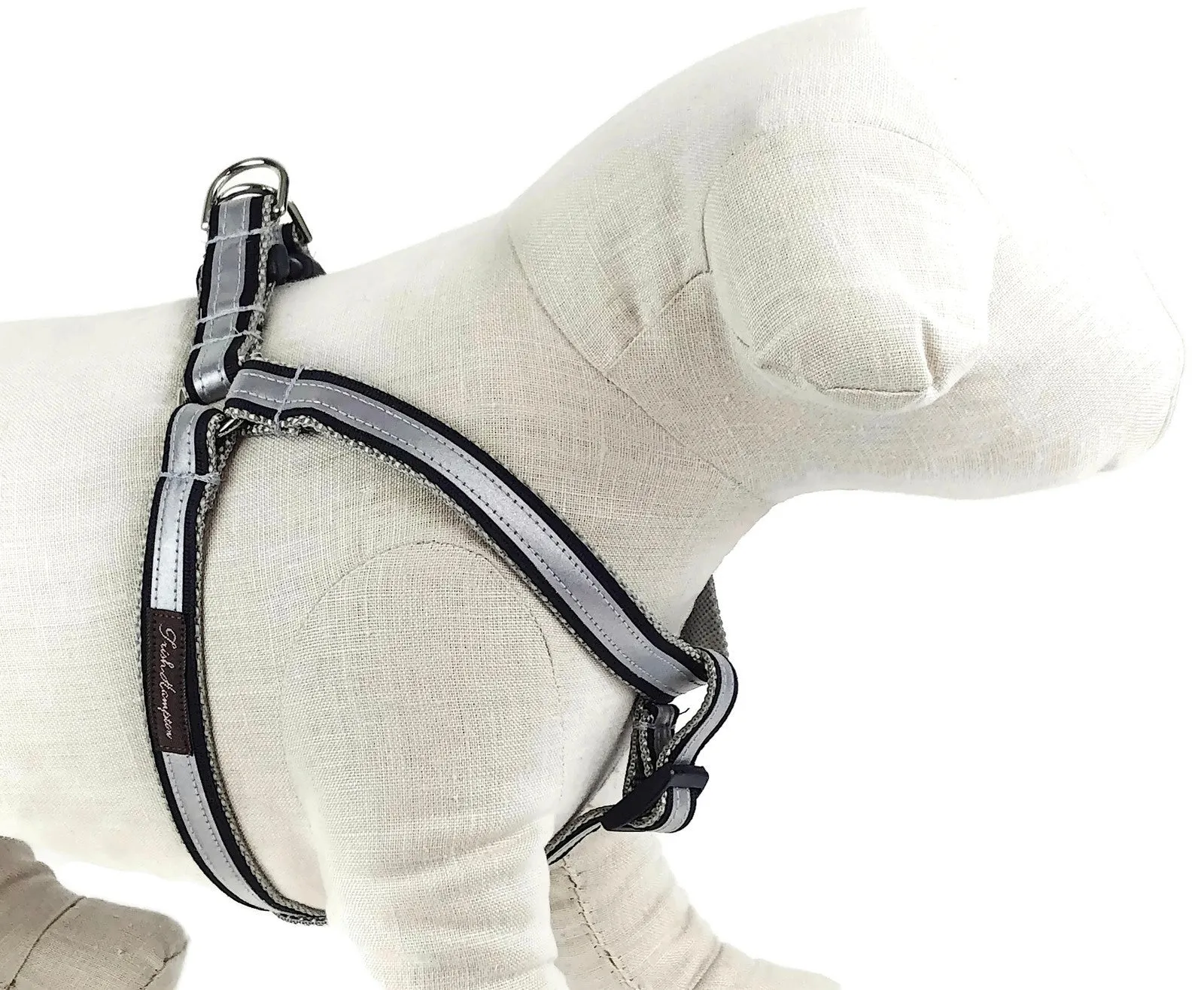 Black Reflective - 3M - Dog Harness - 417