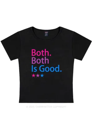 Both Is Good Pride Y2K Baby Tee Cherrykitten