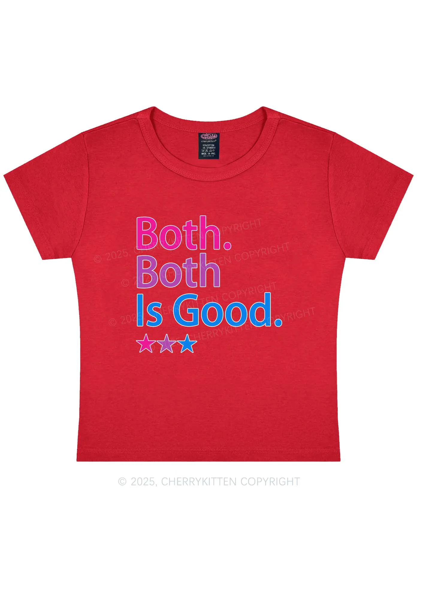 Both Is Good Pride Y2K Baby Tee Cherrykitten