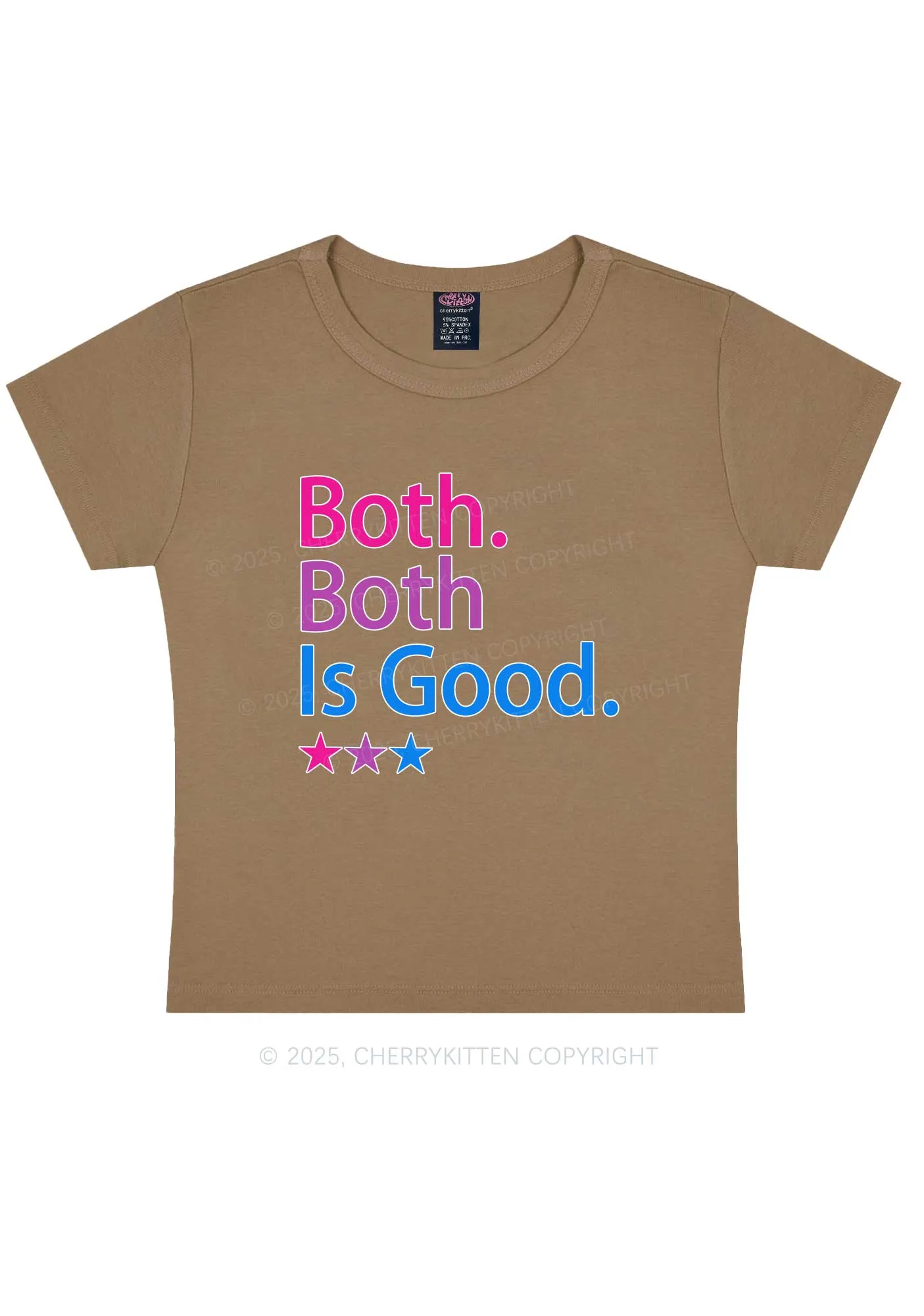 Both Is Good Pride Y2K Baby Tee Cherrykitten