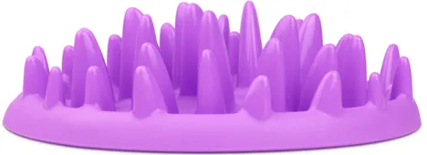 BOWL SLOW FEEDER NORTHMATE CATCH OVAL PURPLE