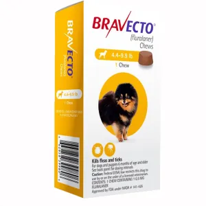 Bravecto (fluralaner) Chews for Dogs, 1 Chew