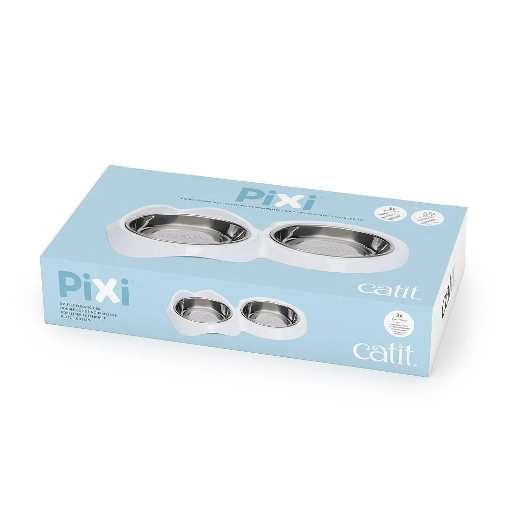 Catit Pixi Feeding Double Dish
