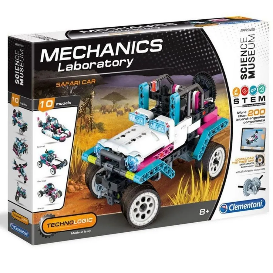 Clementoni - Mechanics Laboratory: Safari Car Construction Set