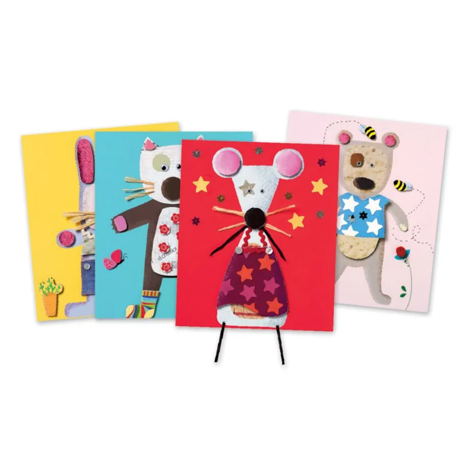 Djeco - Collages For Little Ones Set