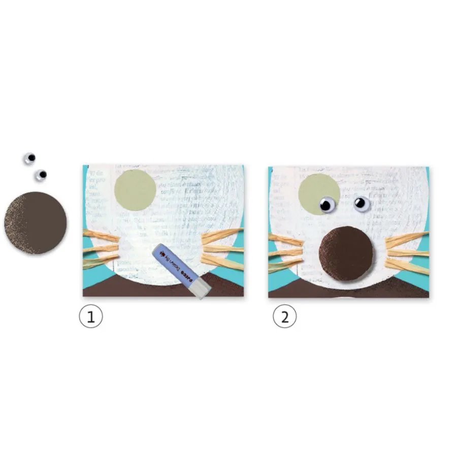 Djeco - Collages For Little Ones Set