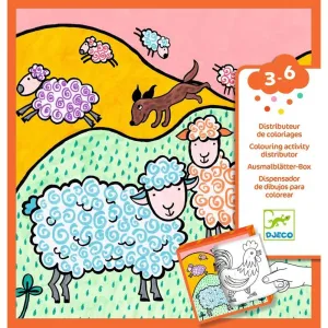Djeco - Farm Colouring Dispenser