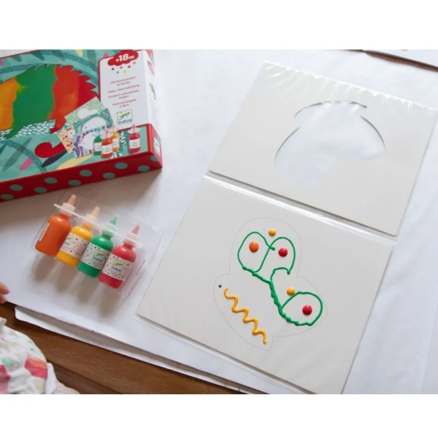 Djeco - Squirt & Spread Painting Set for Toddlers