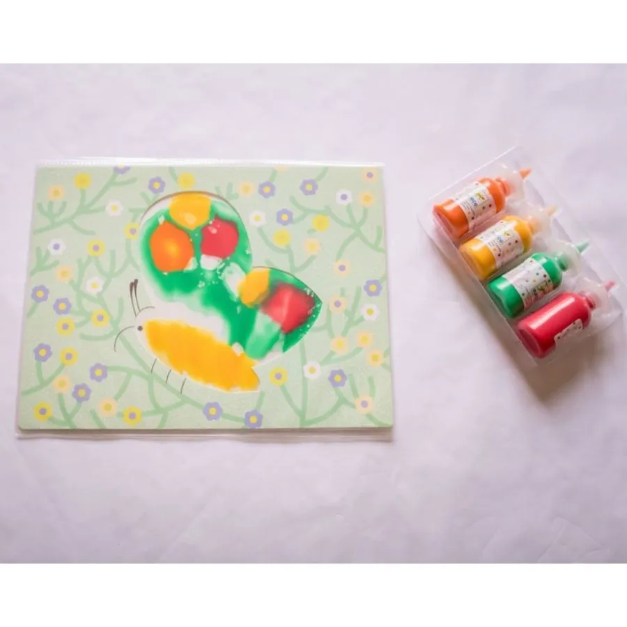 Djeco - Squirt & Spread Painting Set for Toddlers