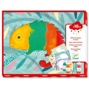 Djeco - Squirt & Spread Painting Set for Toddlers