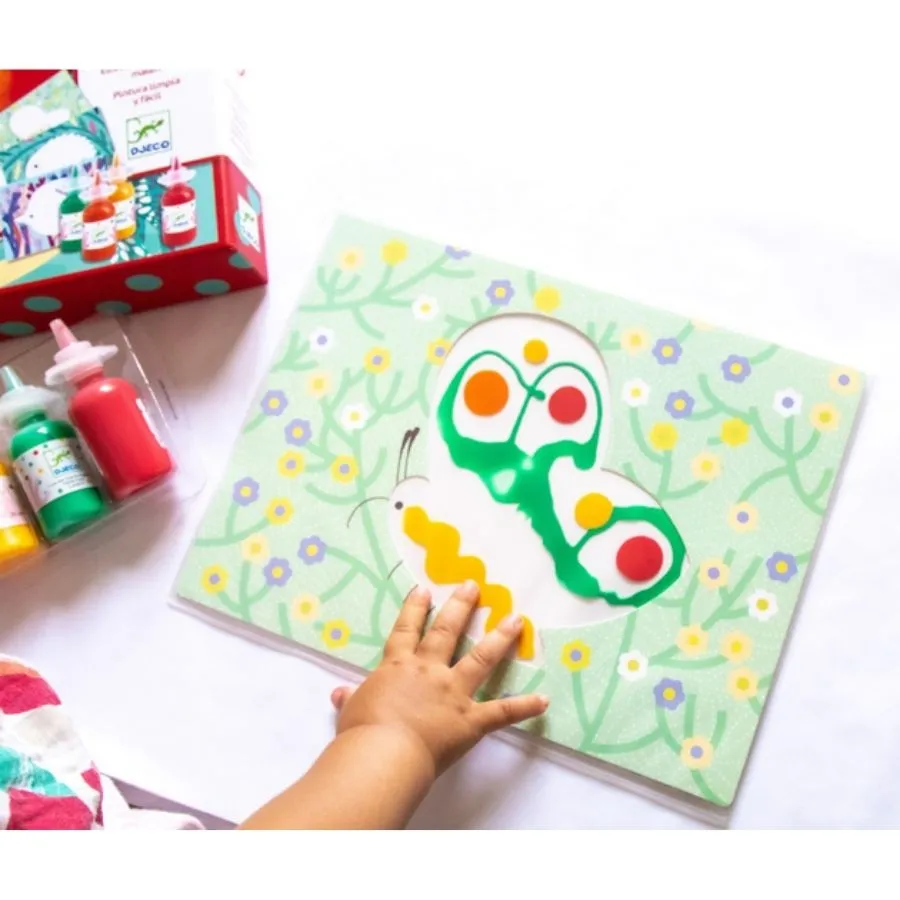 Djeco - Squirt & Spread Painting Set for Toddlers