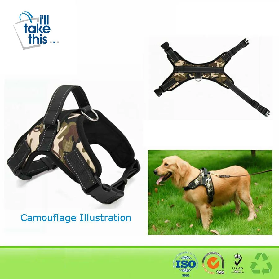 Dog Harness POLICE K9 in 14 Varying Color Options - Great Dog Vest Dog or Pet Saddle Harness S to XL