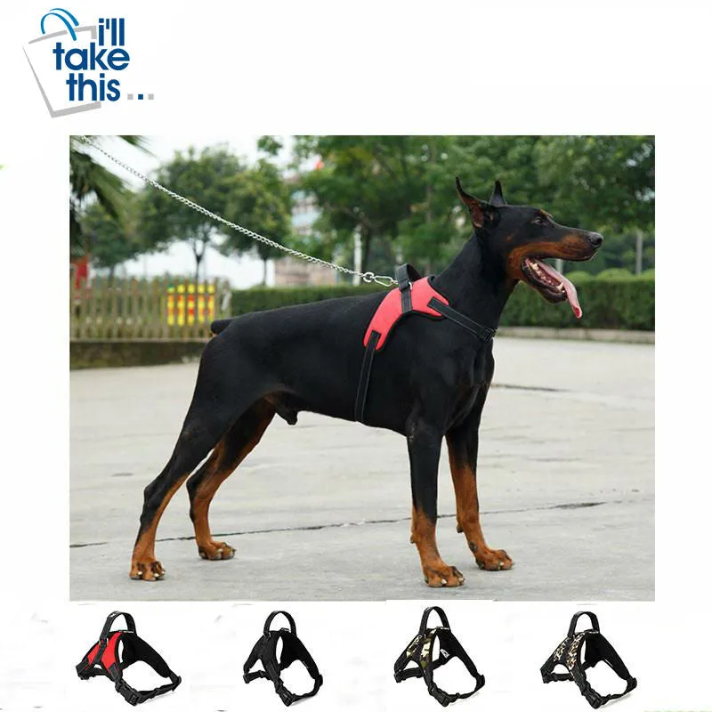 Dog Harness POLICE K9 in 14 Varying Color Options - Great Dog Vest Dog or Pet Saddle Harness S to XL