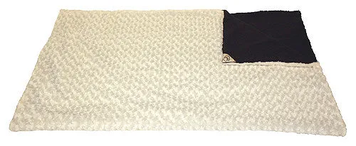 Exotic Two Sided Faux Fur Throw Blanket 50" X 60" (Australian Sheep #1)