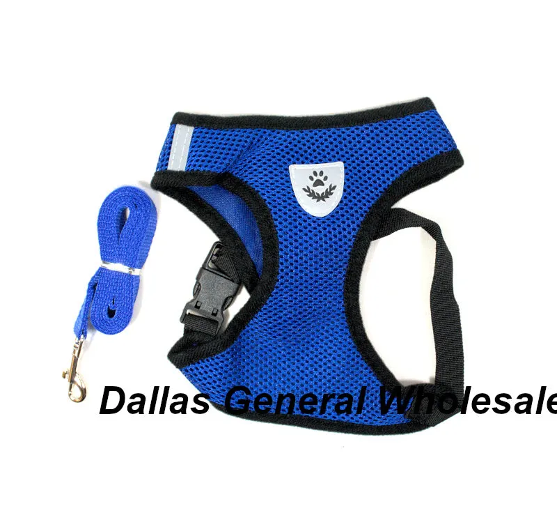 Glow In Dark Pet Harness Leash Sets Wholesale