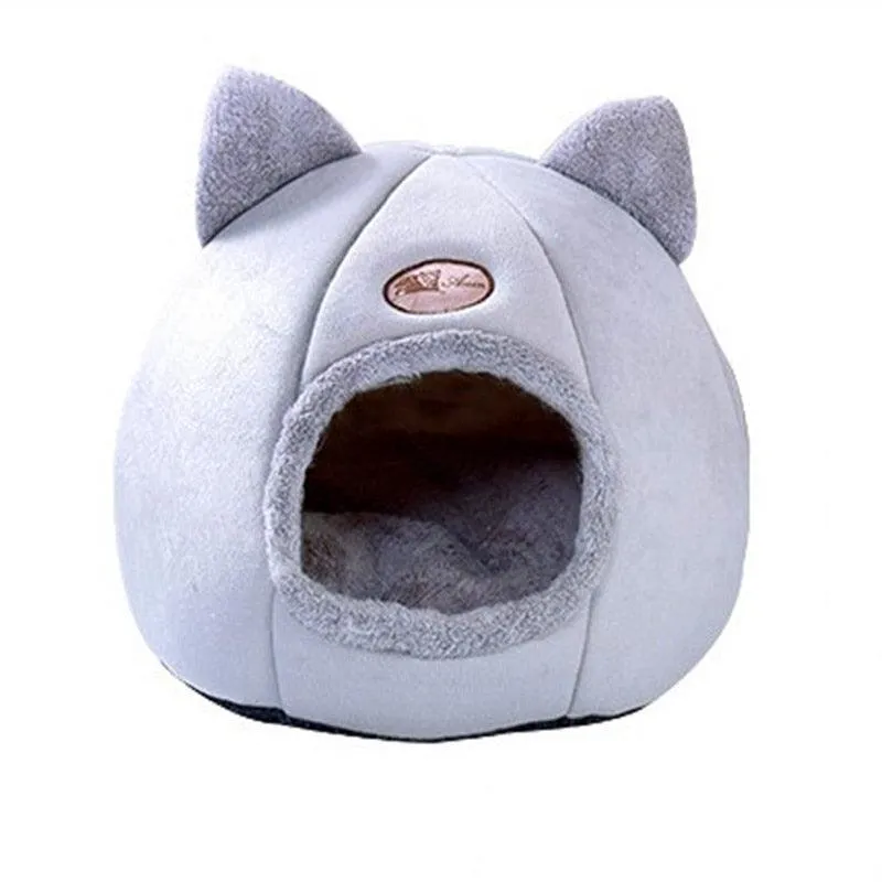Indoor Cat Bed House With Mattress