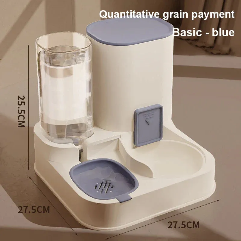 Kimpets Automatic Cat Feeder with Integrated Water Dispenser