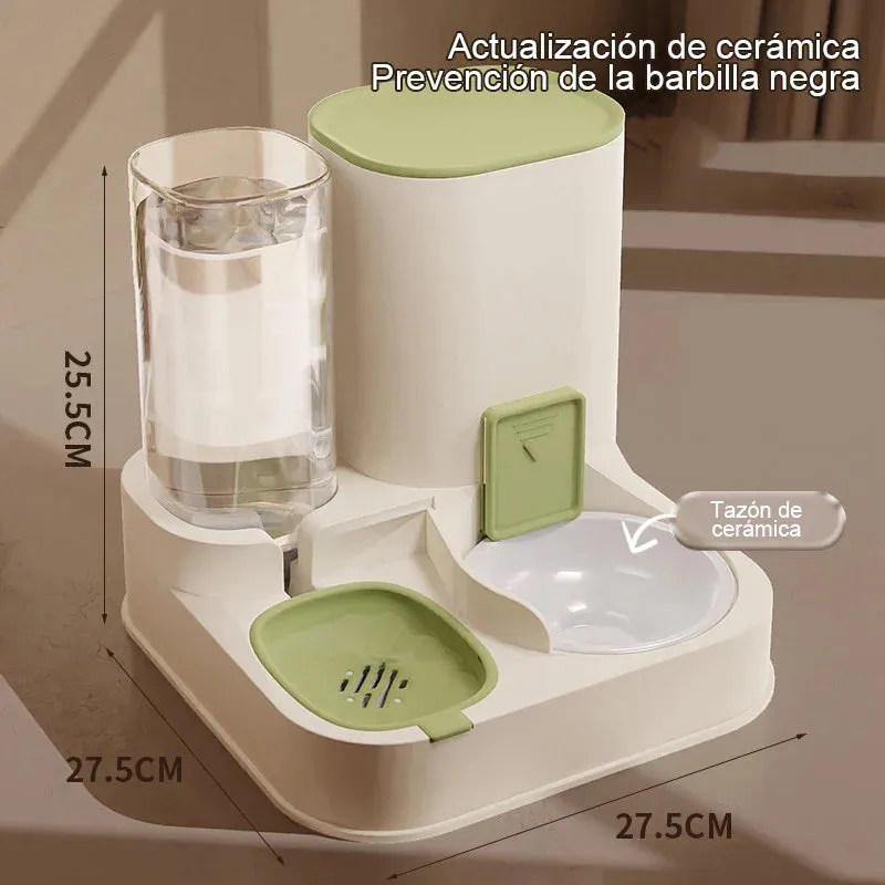 Kimpets Automatic Cat Feeder with Integrated Water Dispenser
