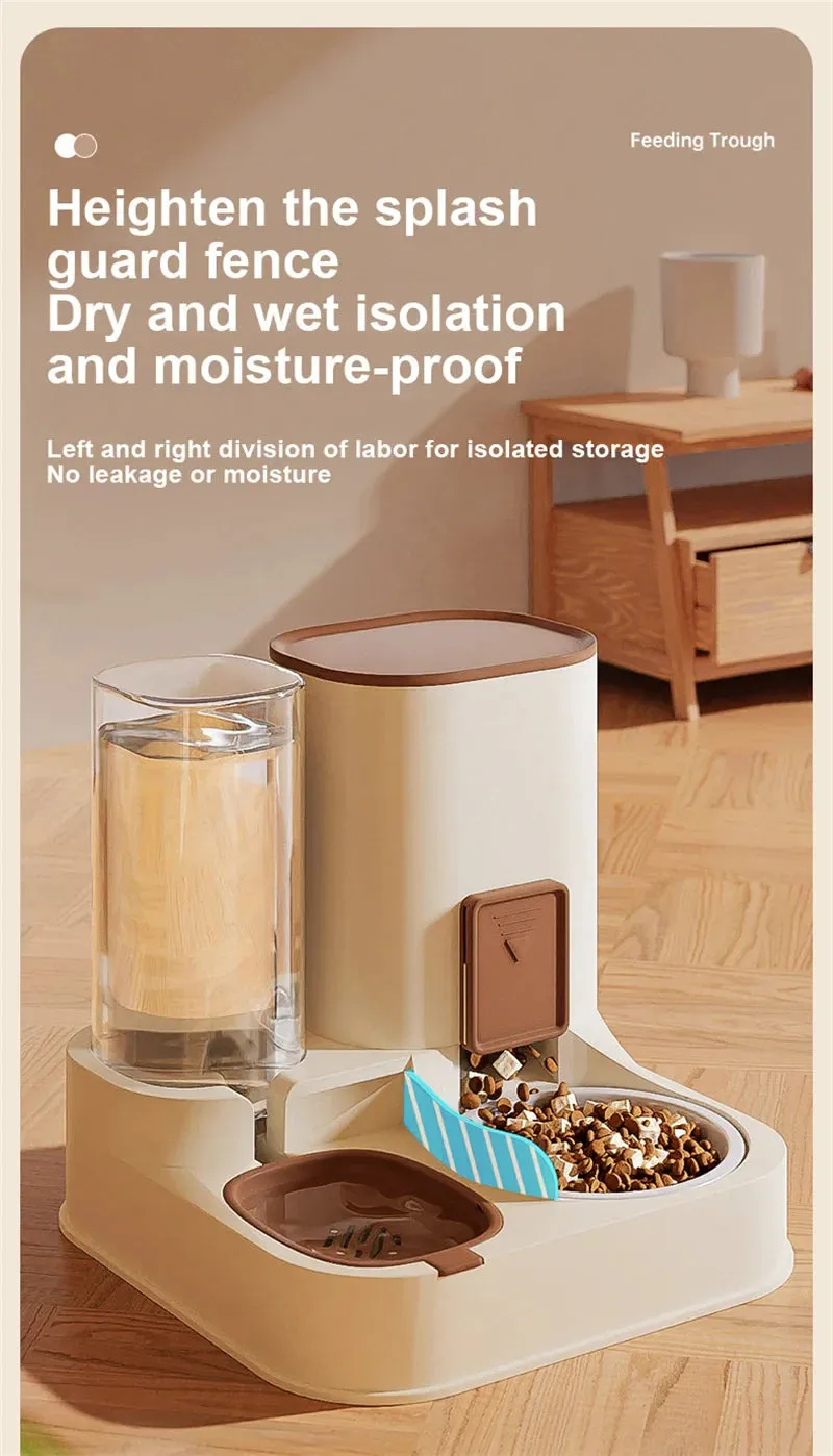 Kimpets Automatic Cat Feeder with Integrated Water Dispenser