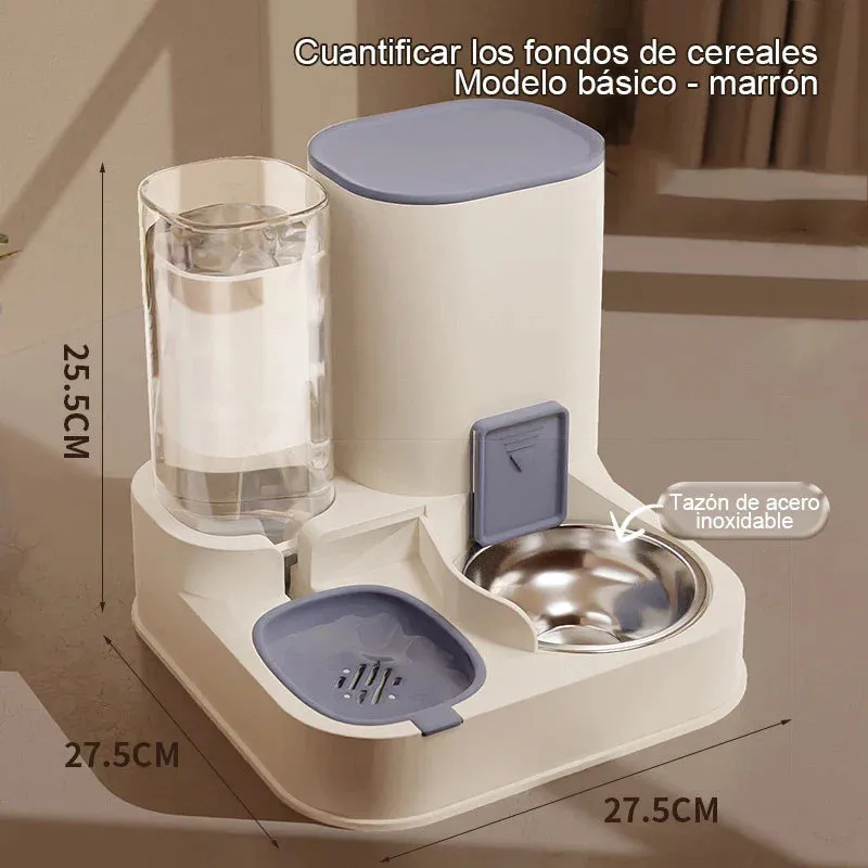 Kimpets Automatic Cat Feeder with Integrated Water Dispenser
