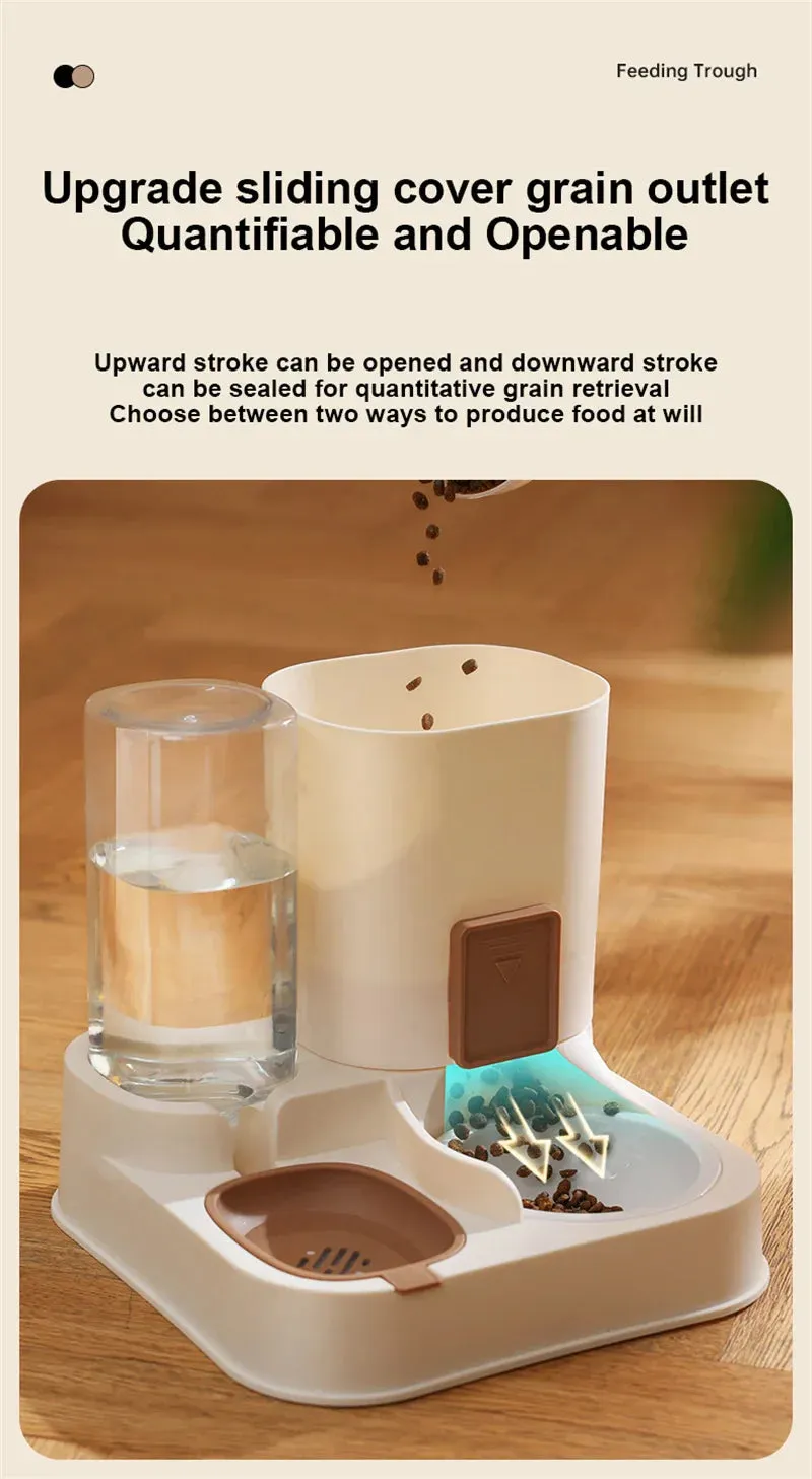 Kimpets Automatic Cat Feeder with Integrated Water Dispenser