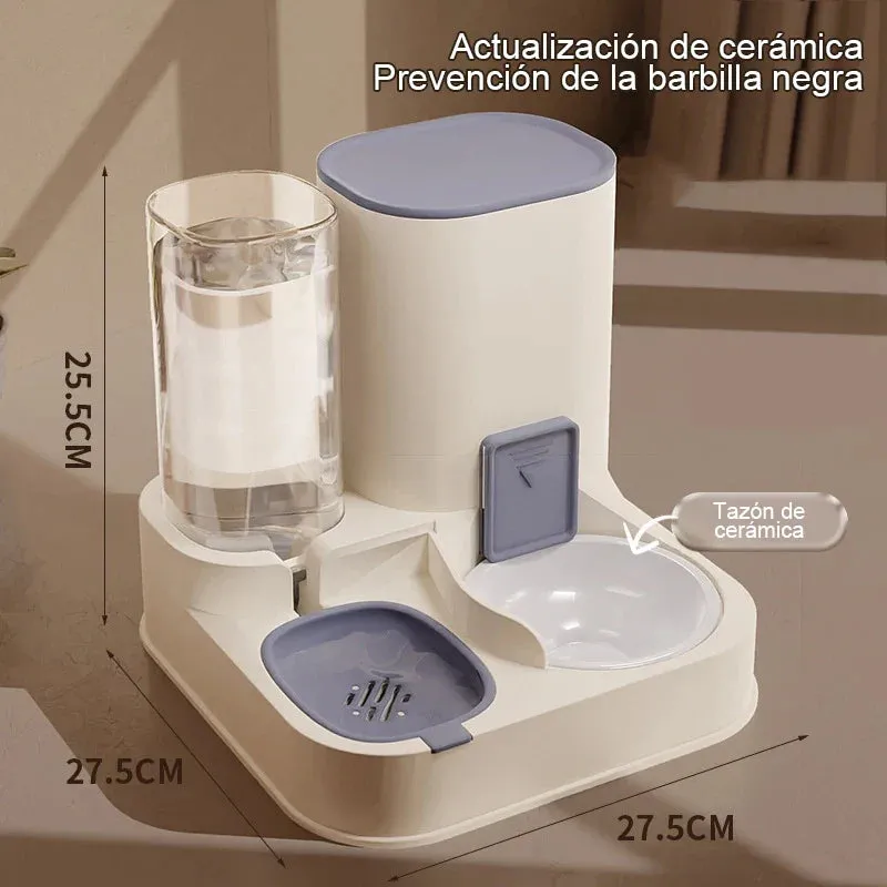 Kimpets Automatic Cat Feeder with Integrated Water Dispenser