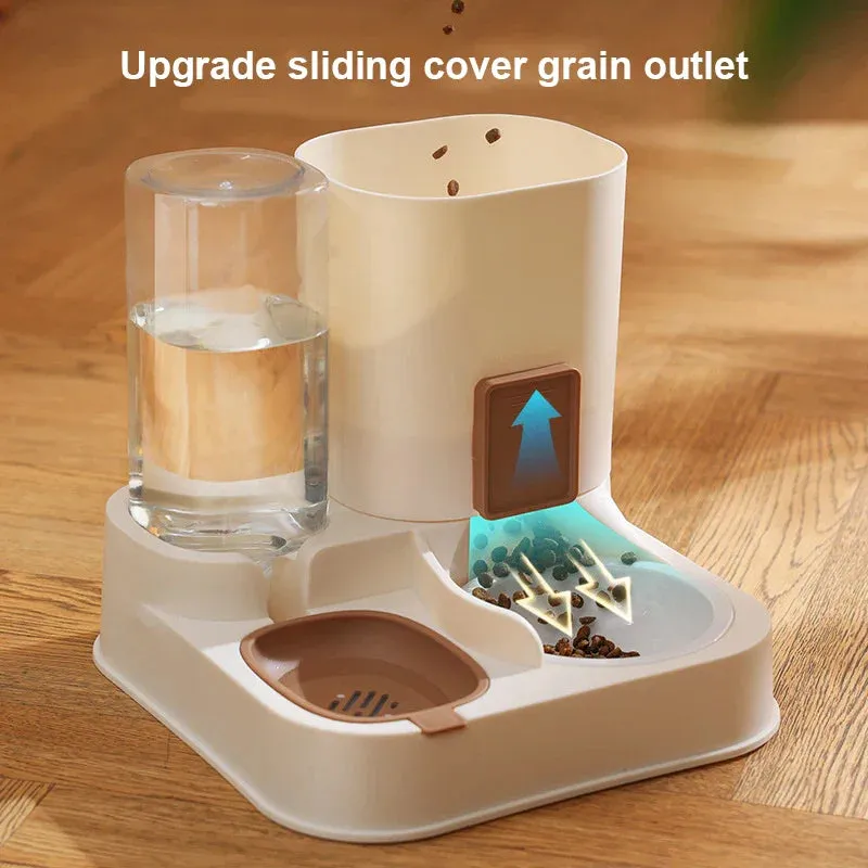 Kimpets Automatic Cat Feeder with Integrated Water Dispenser