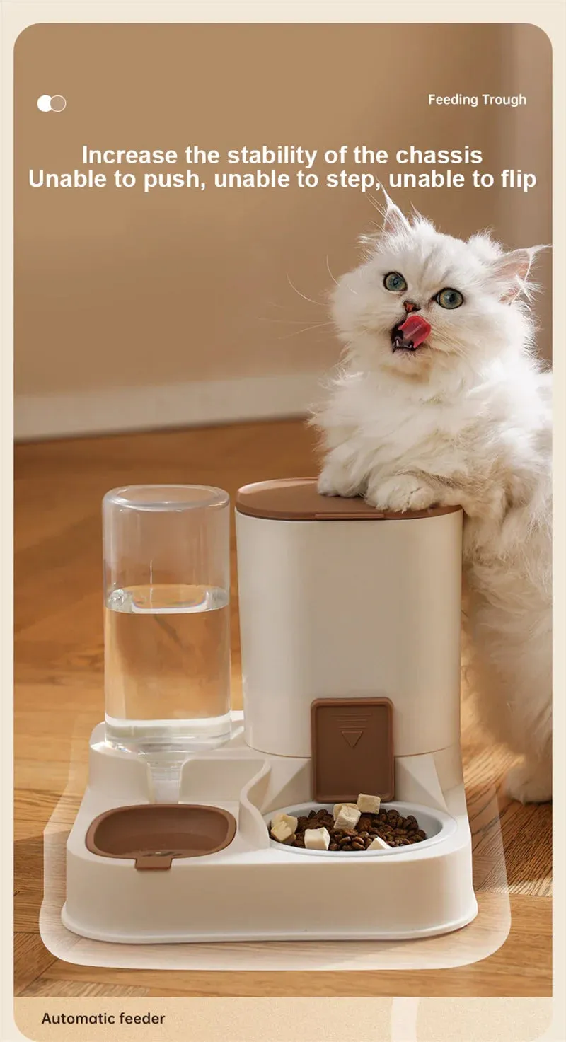 Kimpets Automatic Cat Feeder with Integrated Water Dispenser