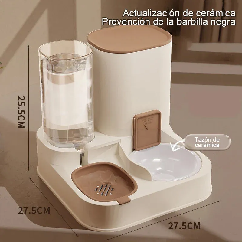 Kimpets Automatic Cat Feeder with Integrated Water Dispenser