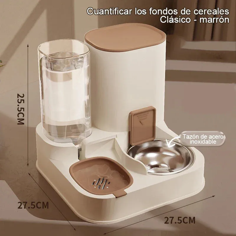 Kimpets Automatic Cat Feeder with Integrated Water Dispenser