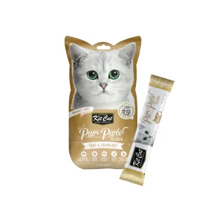 Kit Cat Purr Puree Plus  Liquid Cat Treats - Tuna Urinary Care (4x15g)