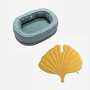 Leaf Shape Dog Blanket With Donut Dog Bed Luxury Dog Gifts Leaf Shape Dog Blanket With Donut Dog Bed Luxury Dog Gifts