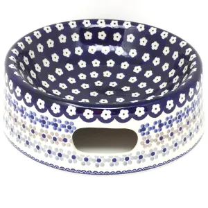 Lg Dog Bowl In Simple Daisy