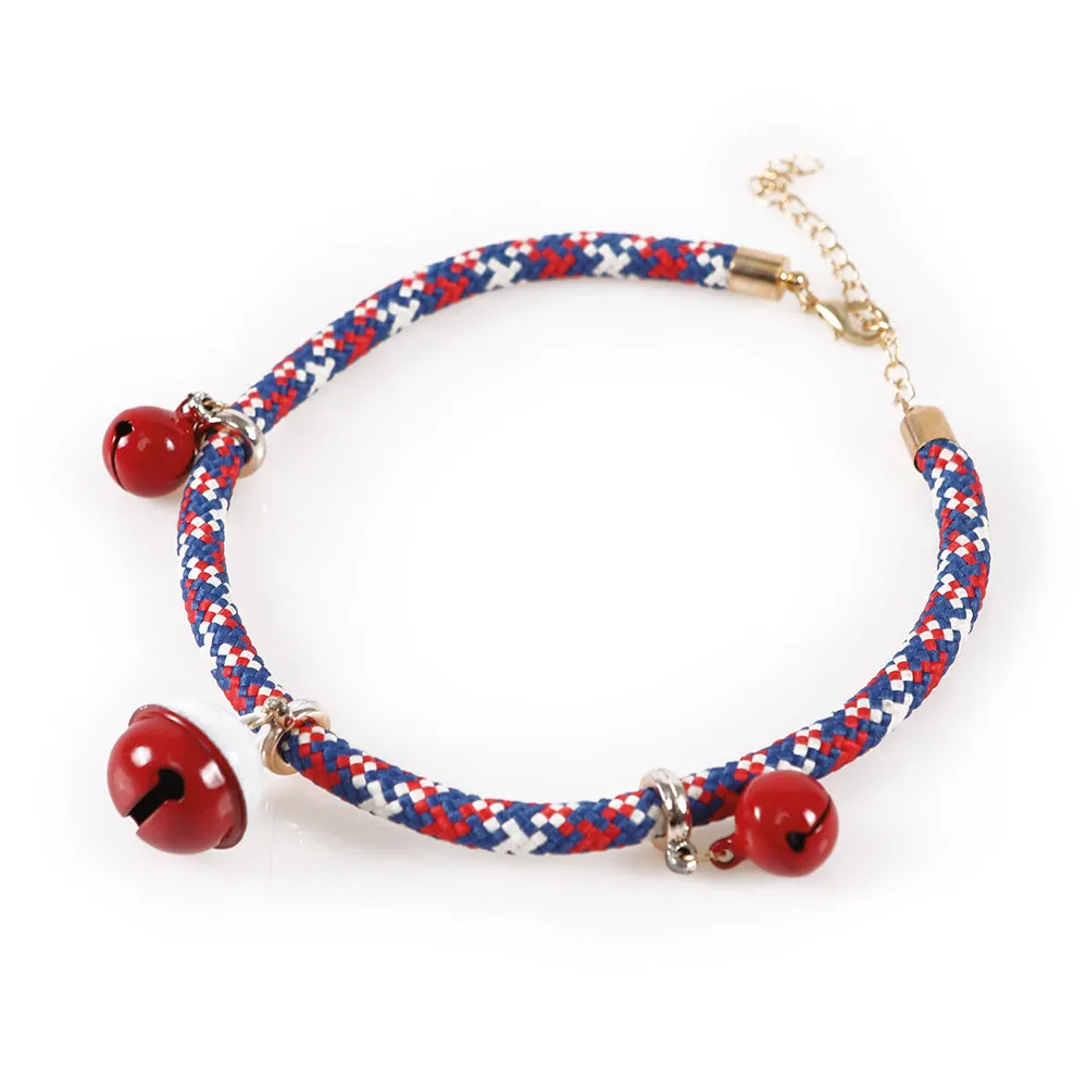 M-Pets Pixie Cat Eco Collar Red & Blue