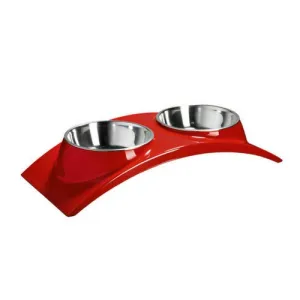 Melamine Table Elegance Feeding Bar — Red