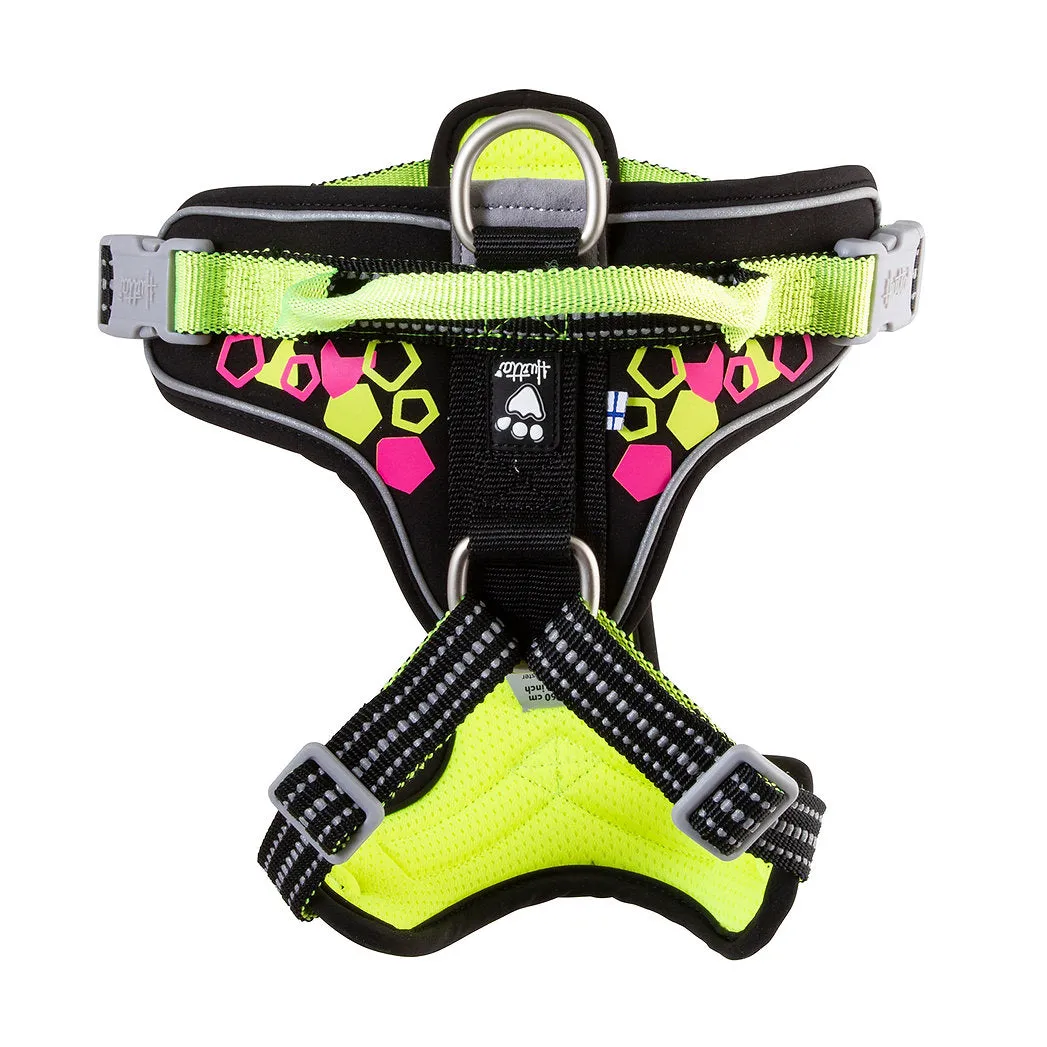 Neoprene Reflective Harness | Weekend Warrior Neon