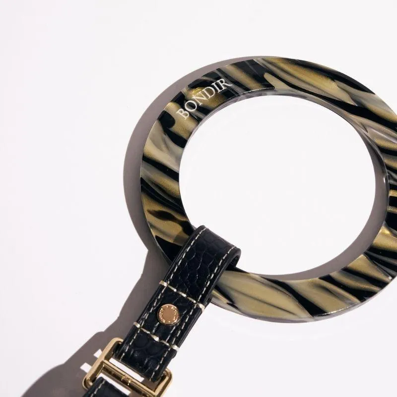 Obsidian Leather Dog Leash