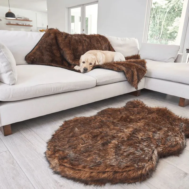 Paw Brands, PupProtector™ Waterproof Throw Blanket, Brown
