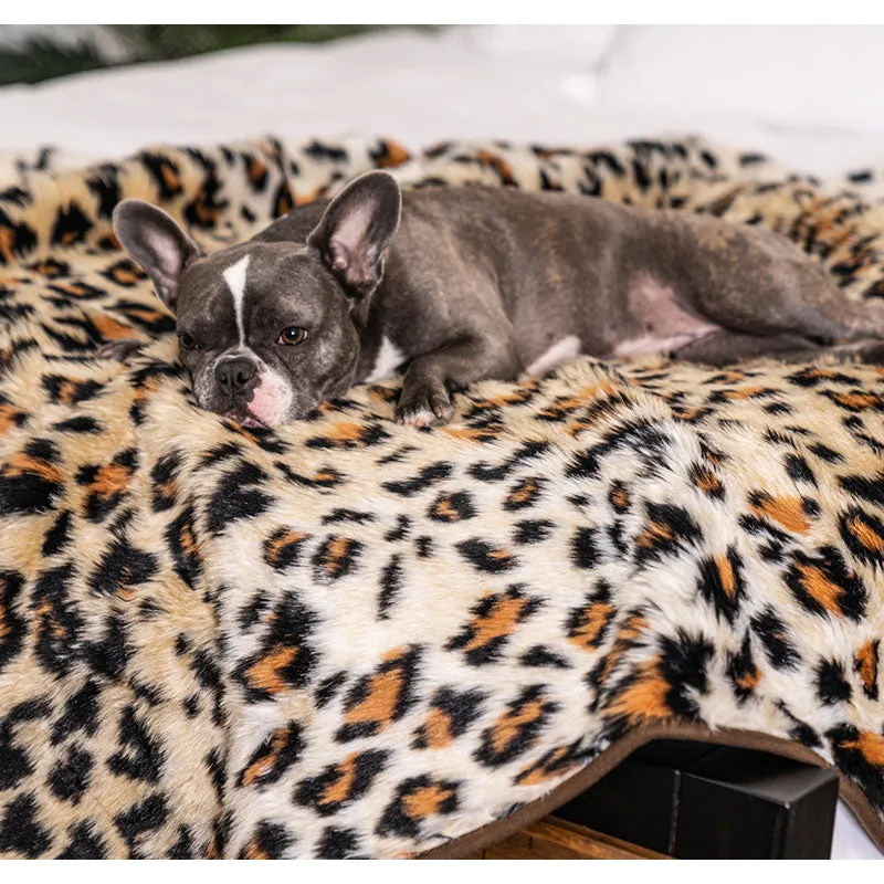 Paw Brands, PupProtector™ Waterproof Throw Blanket, Cheetah Faux Print
