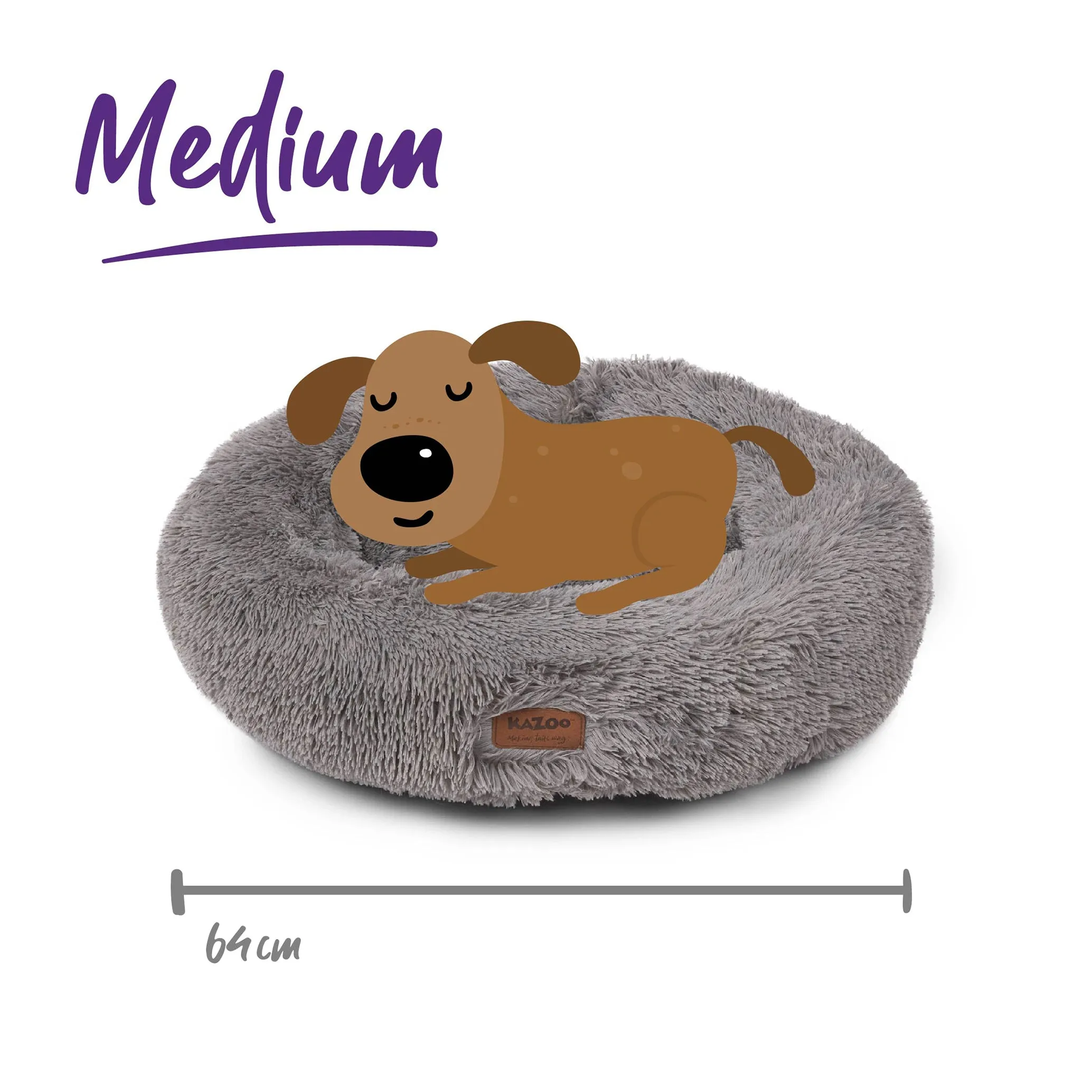 Peacock Dog Bed - Mud